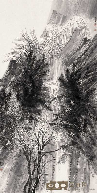 崔见 风景2006 镜心 136×68cm